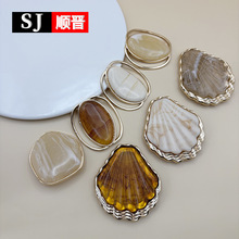 锌合金爱心环金属文胸配件泳衣比基尼心形内衣肩带扣泳装辅料五金