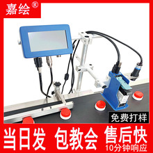 嘉绘在线喷码机全自动二维码流水号瓶盖包装生产日期打码机