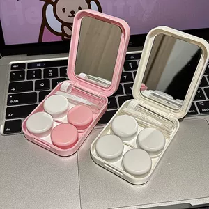 Hello Kitty, брендовые милые невидимые очки, портативная двойная система хранения
