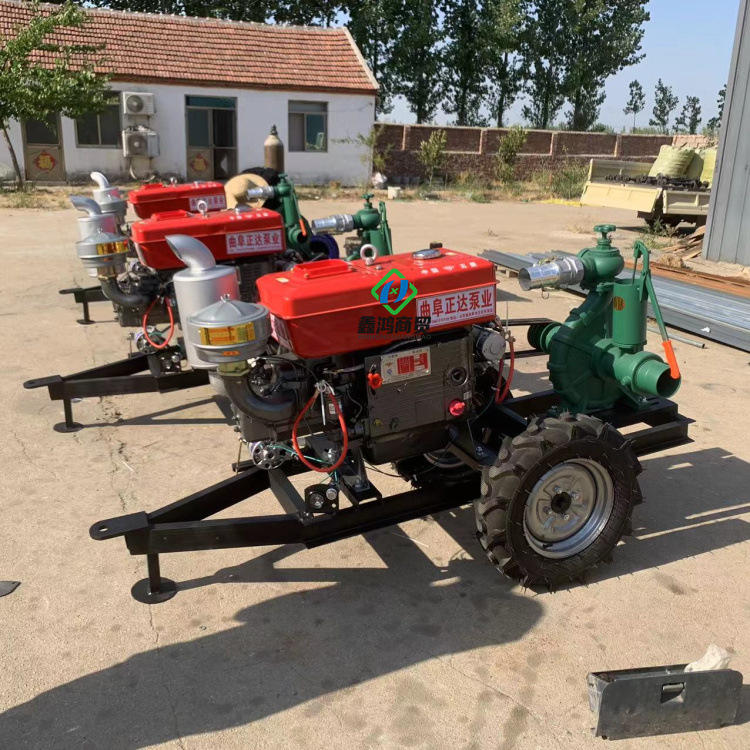 进4寸出3寸增压泵 30马力柴油带高扬泵 可以带50涡轮喷枪的离心泵
