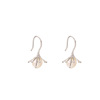 Advanced small design organic earrings from pearl, high-quality style, simple and elegant design, wholesale