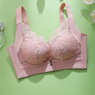 New Style Underwear Women's Small Chest Push-up Toti Chest Adjustable Sexy Lace Non-magnetic Rings Bra