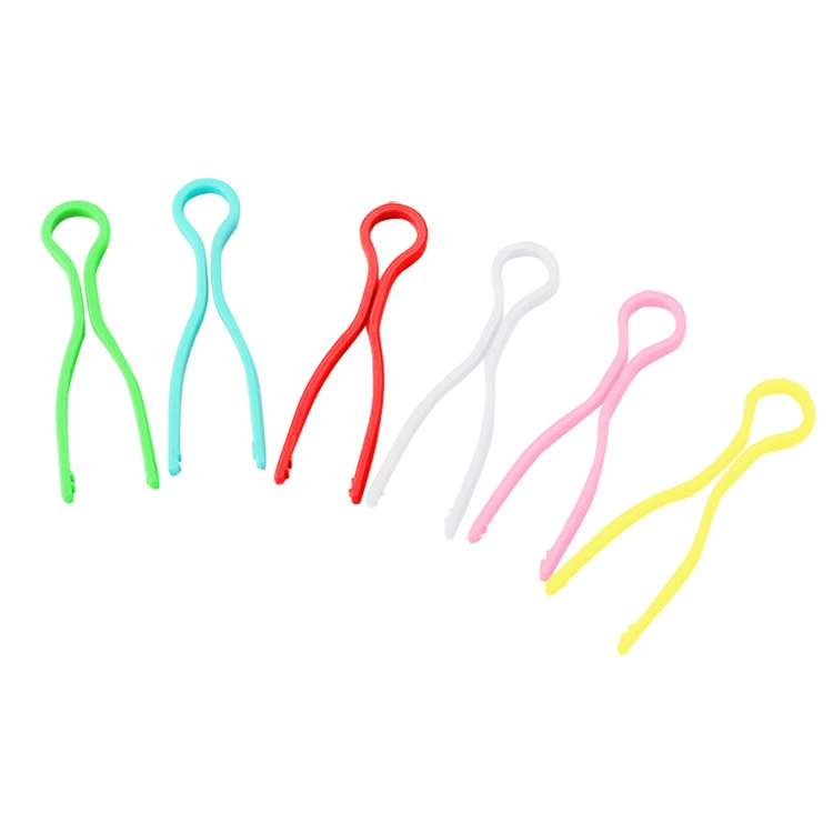 Высококачественный пластиковый зажим для бобины, зажим для нити, зажим для Шпульки, предотвращает падение конца нити цвета, смешанный помощник по шитью