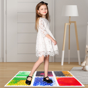 Interesting Liquid Texture Floor 3D Stereo Pattern Wear-Resistant and Easy to Clean Educational Kindergarten Floor Mats 6 Pack