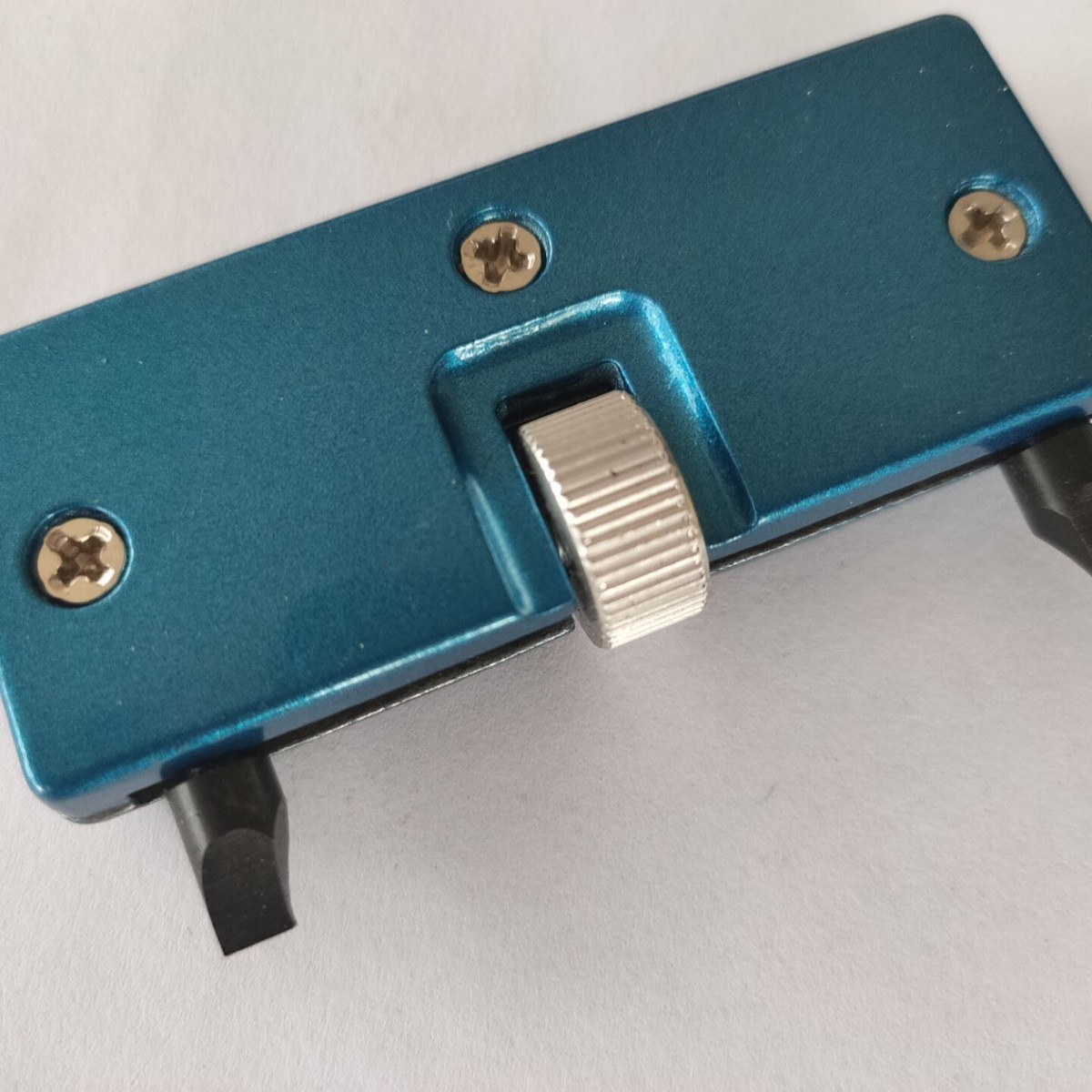 Herramienta de reparación de relojes portátil de dos patas de gran diámetro reloj abridor de reloj tapa trasera abridor herramienta de cambio de batería