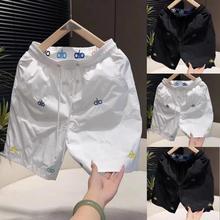 2025新款短裤韩版夏季潮流时尚百搭速干透气纯色薄款情侣休闲短裤