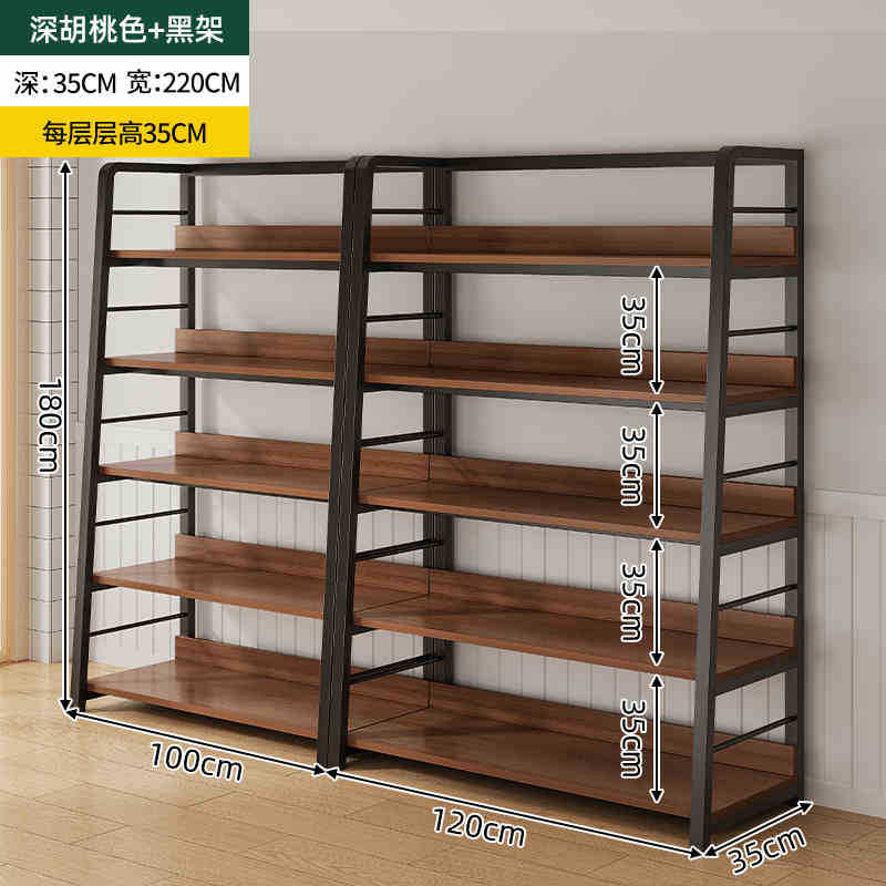 Estante simple estante de almacenamiento de múltiples capas estante de exhibición sala de estar estantería hogar dormitorio piso gabinete de almacenamiento sub-estante