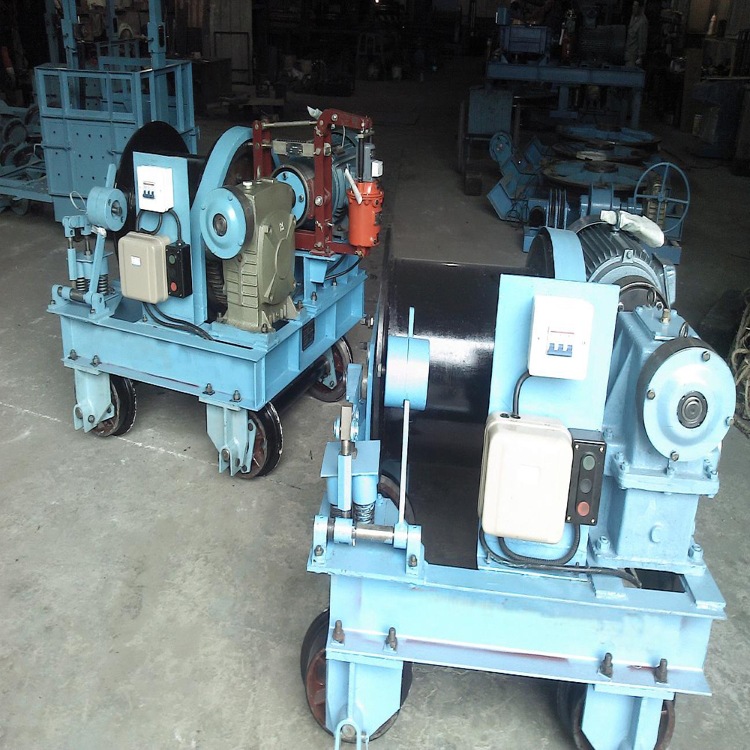 Un cabrestante móvil de minería con operación simple en la mina No.1 de Shandong