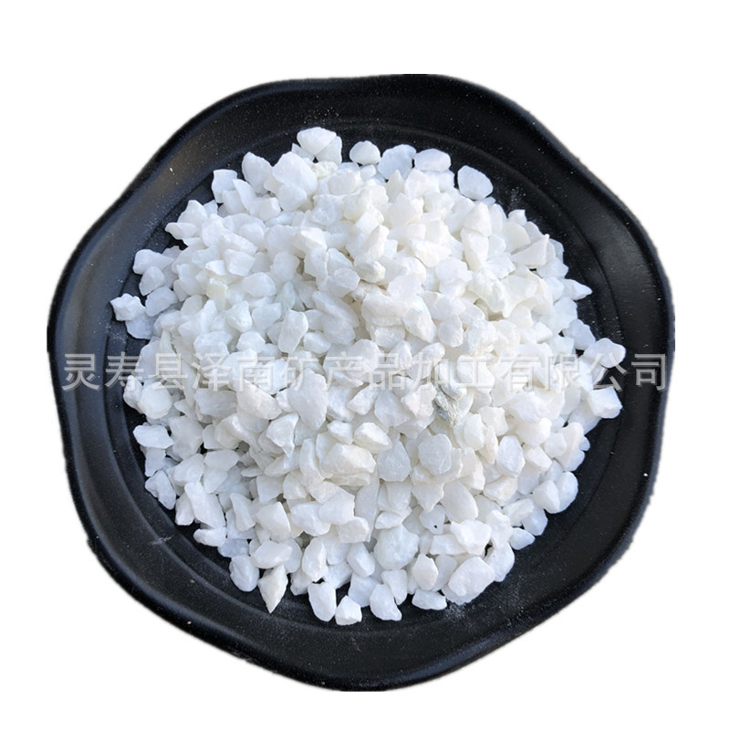 厂家供应建材地坪用白色水洗石  机制水磨石子 汉白玉石子