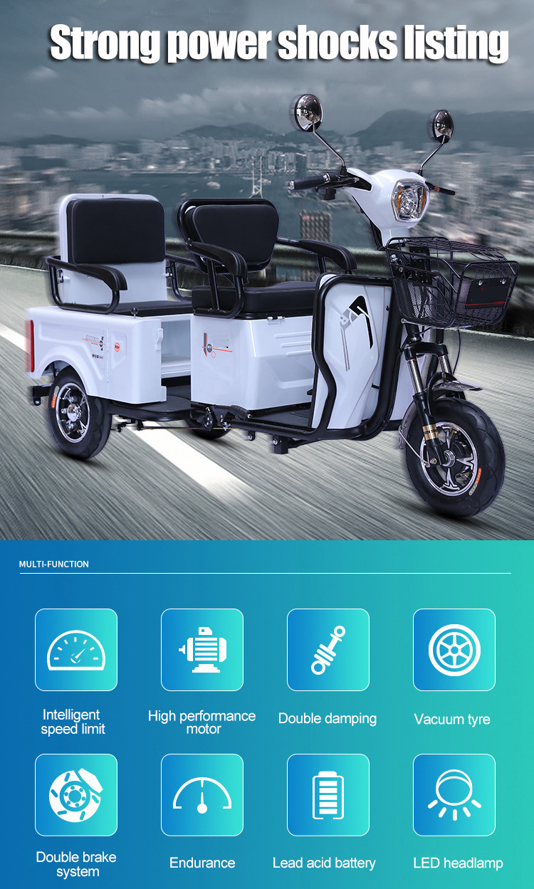 Electric Tricycle for Students, Child Safety Design