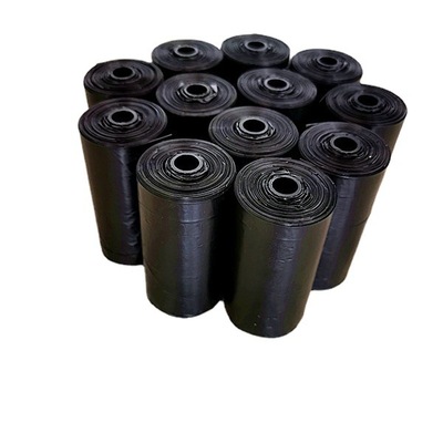 防漏黑色不透宠物便便袋一次性狗屎袋遛狗拾便袋1丝厚宠物垃圾袋|ms