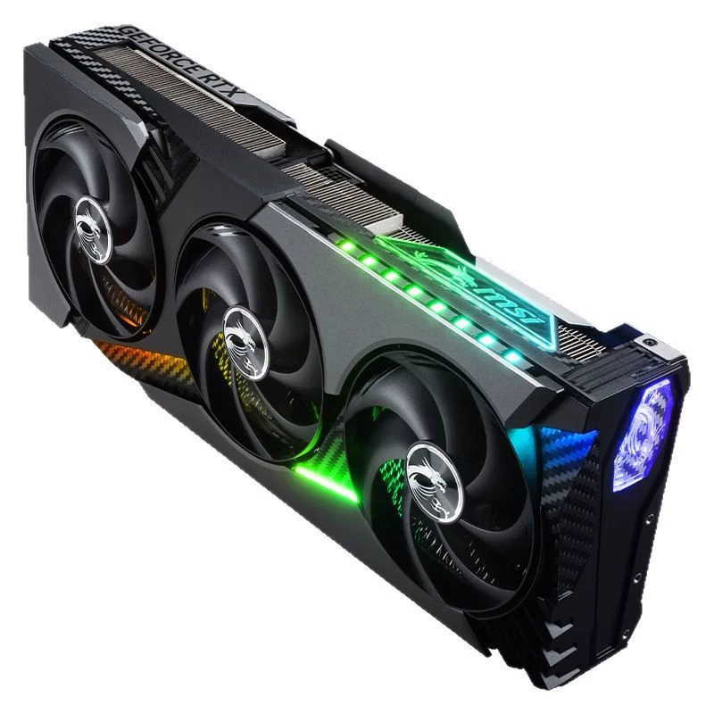 Видеокарта GeForce RTX 5080 16 ГБ, 3 вентилятора, OC-версия, трёхвентиляторное охлаждение