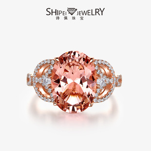 Shipei Jewelry European and American Popular Oval 10*14 High Carbon Diamond Large Diamond 5 Carat S925 Sterling Silver Gemstone Powder