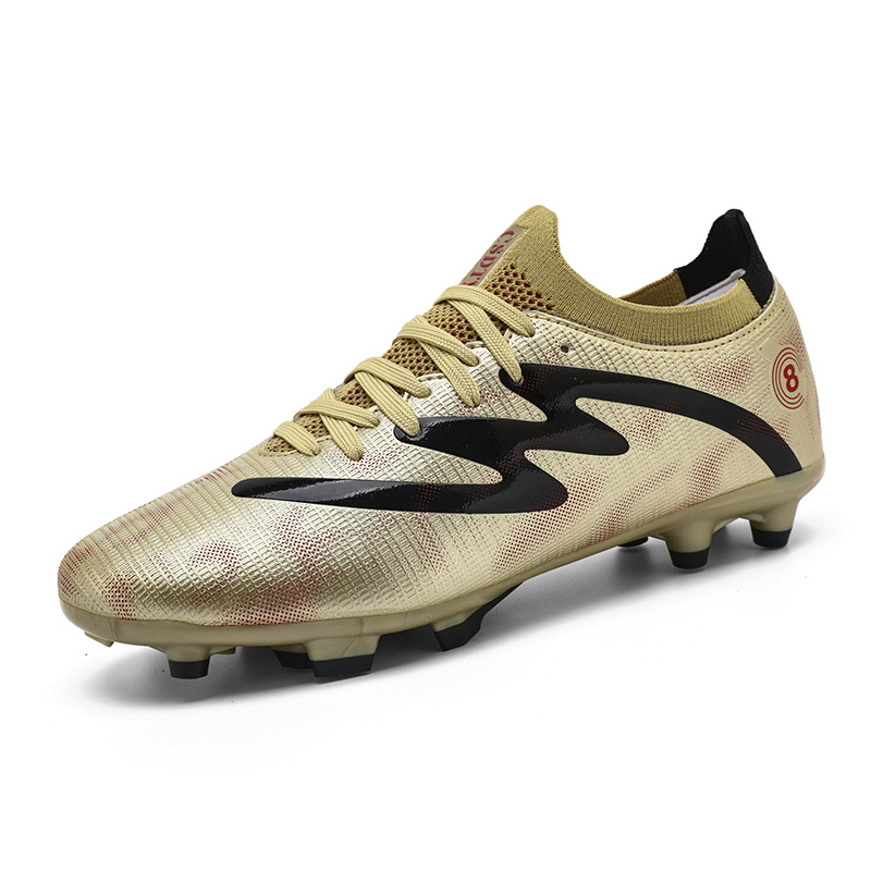 202 transfronterizos nuevos clavos largos y cortos FGTF hombres transpirables juveniles anti-deslizante 5 nuevos zapatos de entrenamiento de césped