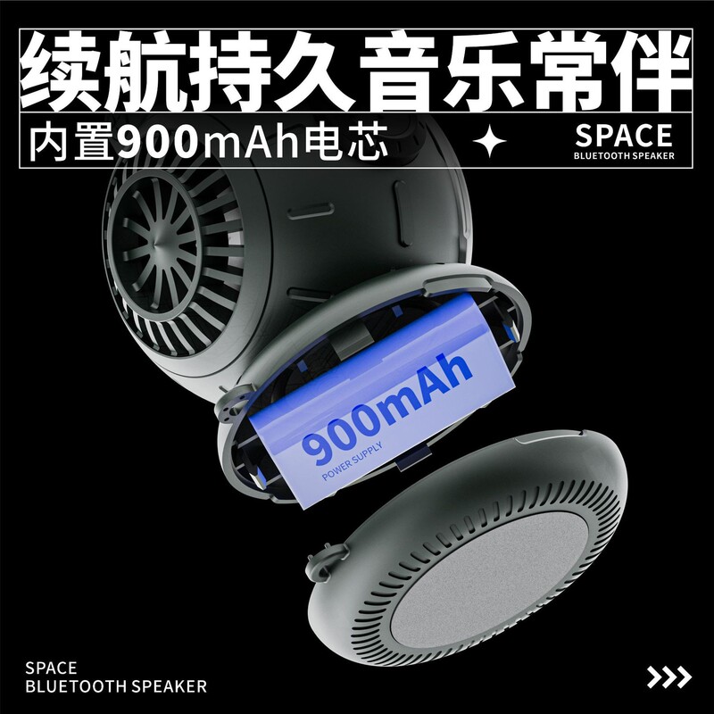新商品創意宇宙人bluetoothスピーカーミニクール呼吸灯事務祝日プレゼントサブウーファ小音響|undefined