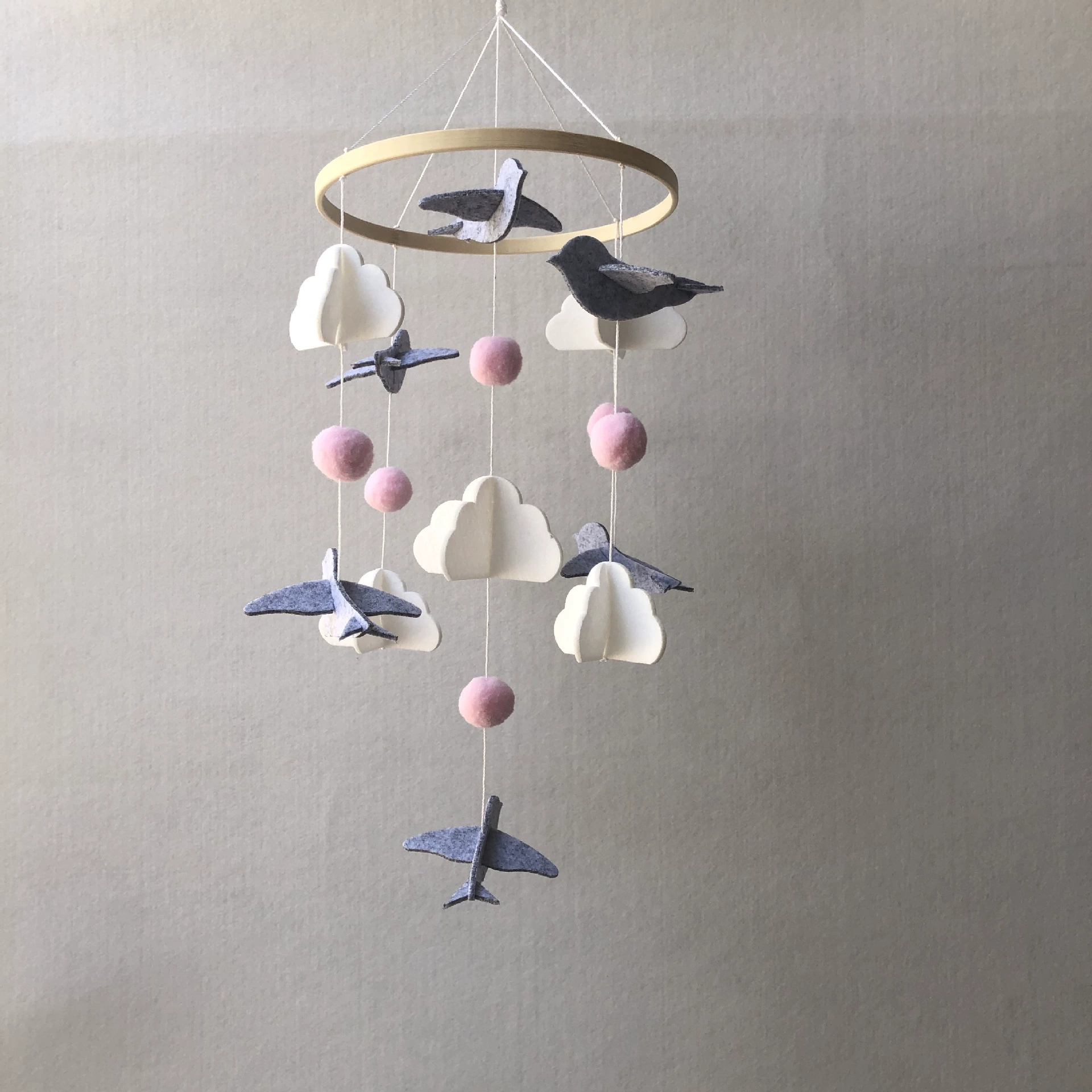 Children's creative three dimensional pendant, DIY