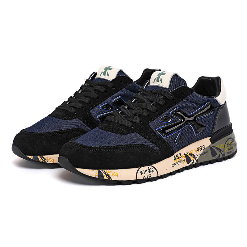 Comercio exterior transfronterizo nuevos zapatos masculinos premium, suela gruesa transpirable, zapatos deportivos casuales de cuero anti-pelú.