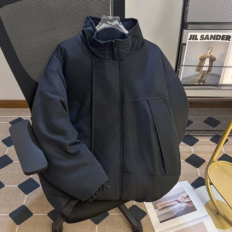 日系工装cityboy棉服男小众冬季加厚潮牌立领棉衣设计高级感外套