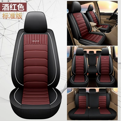 goods seat cover – Modelə uyğun (Original) oturacaq örtükləri - cys-c-15-wine-red-seven-seat-standard-version-split-11