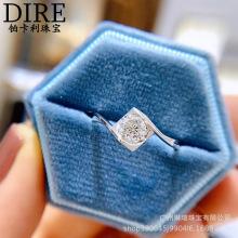 30���Ϸ���Ȼ�ʯ18K����ʹ֮��Ť���ʯ��ָŮ �Y��ӆ���ָ