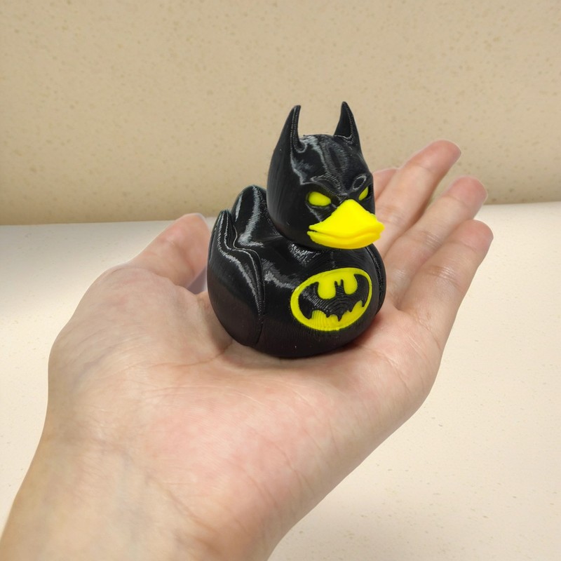 国境を越えた人気の 3D プリントクリエイティブバットマンアヒルデスクトップ車の手作り DIY 漫画の装飾品|undefined