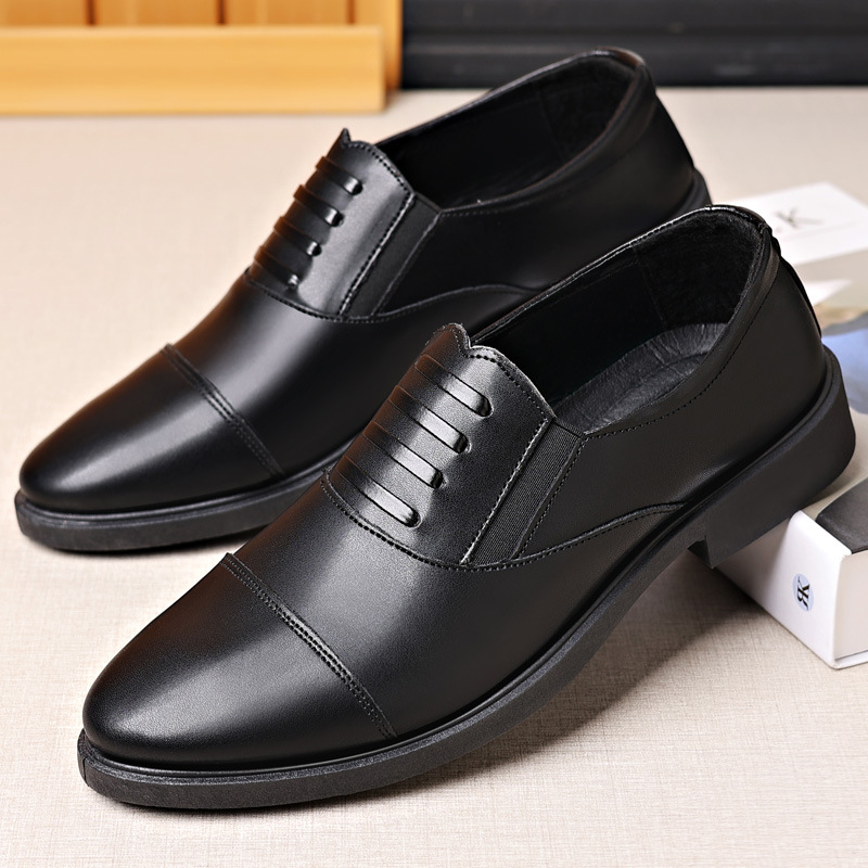Cuero de vaca primavera y otoño inglés casual de negocios zapatos de cuero zapatos de hombre zapatos al por mayor zapatos casuales zapatos trajes