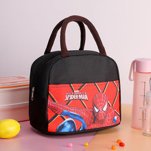 日式卡通超级英雄蜘蛛侠饭盒袋便当袋儿童小学生午餐包大容量防水