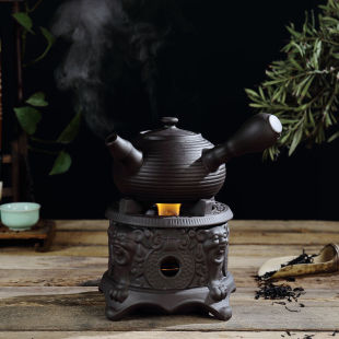 Tea Boiler Teapot Boiling Water Alcohol Stove Portable Tea Brewing Stove Boiling Tea Set Outdoor Set Household Indoor Kettle