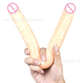 双头阳具拉拉自慰棒女同性恋者神器软肉逼真硅胶仿真阳具成人用品