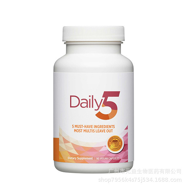Hot-Selling Cross-Border Export Product Daily 5 Capsule Vegetarian Capsules Support O E m