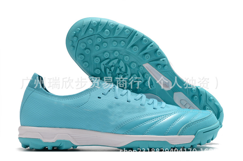 特价男子针织防滑耐磨草碎钉足球鞋name brand TF soccer shoes|undefined