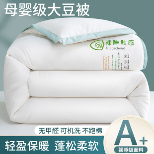 Soybean fiber quilt winter quilt core thickened warm single student autumn and winter bedding spring and autumn air conditioning quilt wholesale