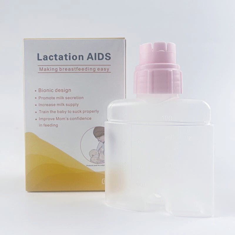 Newborn Baby Products Breast Feeding Milk Side Milk Auxiliary Accessories Straw Nipple Rubber Strip Bottle Suction