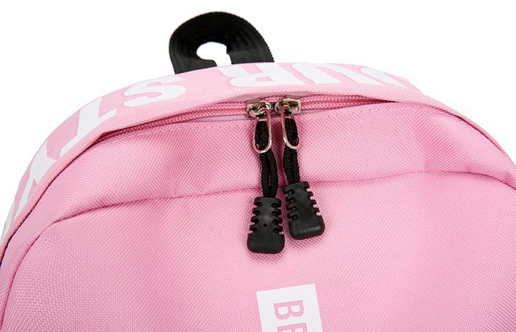 2026er koreanische Schultertasche mit Buchstabenmotiv für Jungen und Mädchen, Mittel- und Oberschüler, Schultasche für Damen mit großem Fassungsvermögen, Campus-Segeltuch-Rucksack