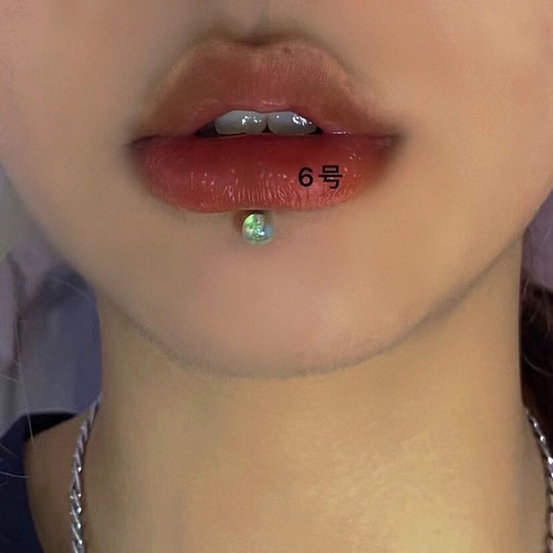 Lip nail replacement nail dimple nail ear bone nail ear nail acrylic body piercing jewelry piercing manufacturer wholesale