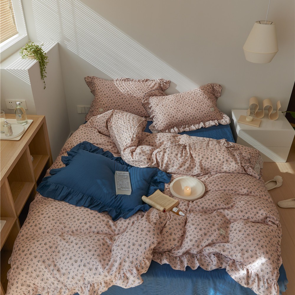 Cz 레이스 더블 레이어 원사-황혼 구름 가루