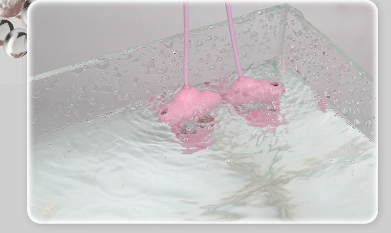 Nipple Clamps with Vibrating Bullet, Silicone USB Rechargeable, Pink — detail image 14