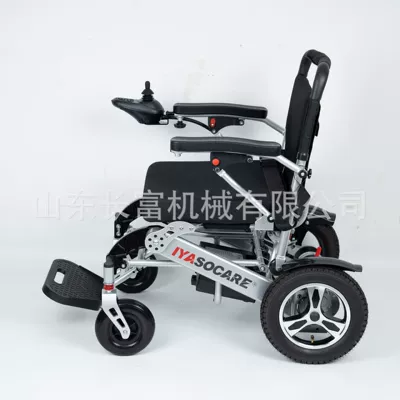 Qatlanan elektrik velosipedlər Backrest Wheelchair Foldable