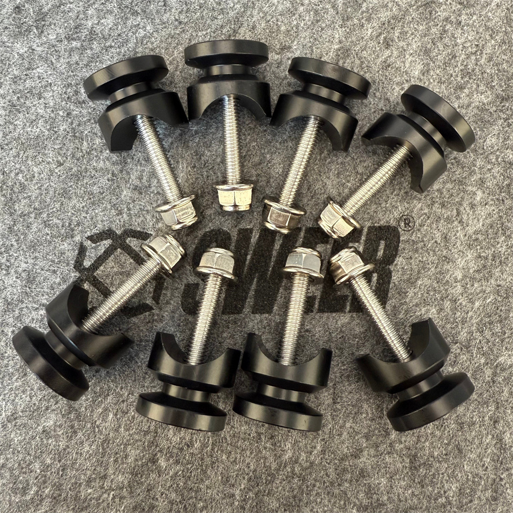 Universal Motorcycle Tail Box Buckle Aluminum Alloy Bottom Screw Kit Tail Box Accessories Kit Brand New Motorcycle Tail Box Accessories Kit