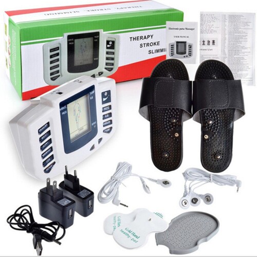 Cross-border medium frequency physiotherapy instrument household multifunctional digital meridian massager electronic pulse acupuncture massager