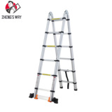 Односторонняя шарнирная телескопическая лестница на заказ, чертежи и образцы, аксессуары для обработки, внешняя торговля, исходный завод