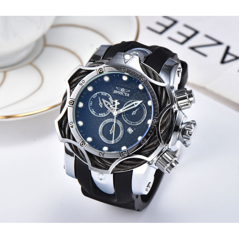 2020 High Quality Export Invicta Large Dial Steel Band Quartz Men's Watch 2020 High Quality Export Invicta Large Dial Steel Band Quartz Men's Watch