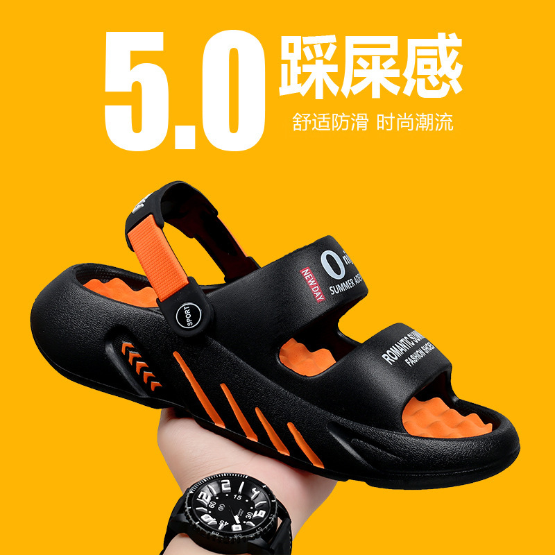 Verano nuevo estilo de moda outerwear zapatillas deportivas de moda zapatillas casuales zapatillas de playa casuales antideslizantes para hombres