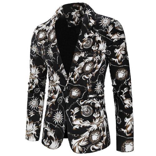 New Amazon Outdoor Men's Suit Single Piece Suit Print Large Size Cross-border Men's Clothing Wholesale