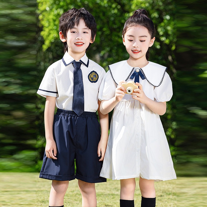 幼儿园大班毕业照典礼服装合唱诗歌朗诵演出服61夏季小学生班服
