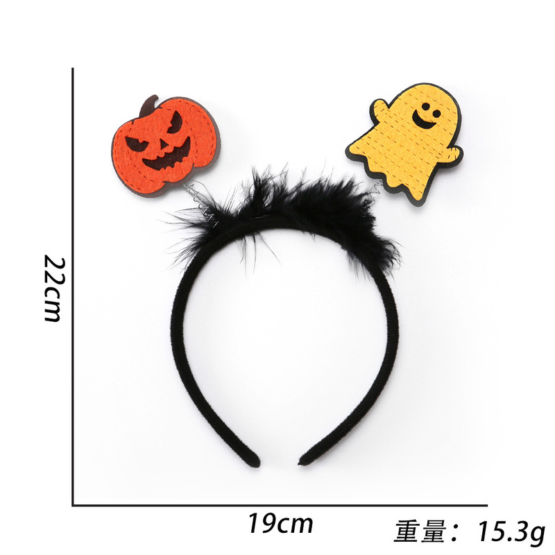 2025 クロスボーダー新ホット販売ハロウィンヘッドバンドヘアアクセサリー鬼祭りパーティーパーティー装飾ホリデー小道具頭飾り|undefined