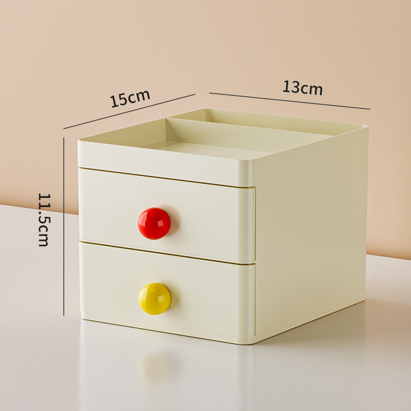 Caja de almacenamiento tipo cajón para escritorio, organizador de oficina de alta calidad, multicapa, para estudiantes, papelería