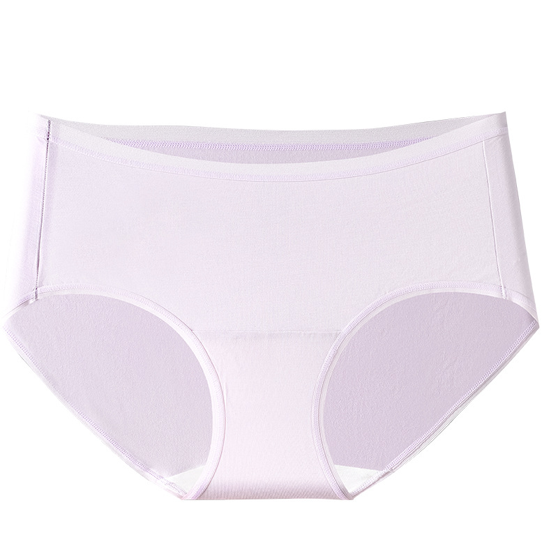 60 modales entrepierna polilactico simple de glúteas de damas 10A antibacterianos sin marca de pantalones de cintura