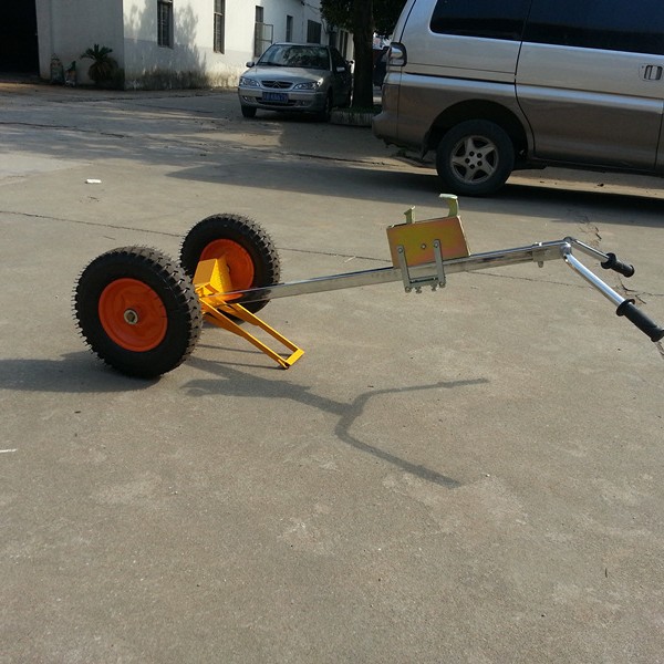 上海舜畅供应DE450充气轮油桶搬运车 手推液压推车 厂家直销堆高