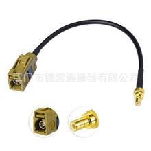 Fakra SMB�B����ĸ�D��RG174�M�b�쾀���L�����Ӿ�10cm